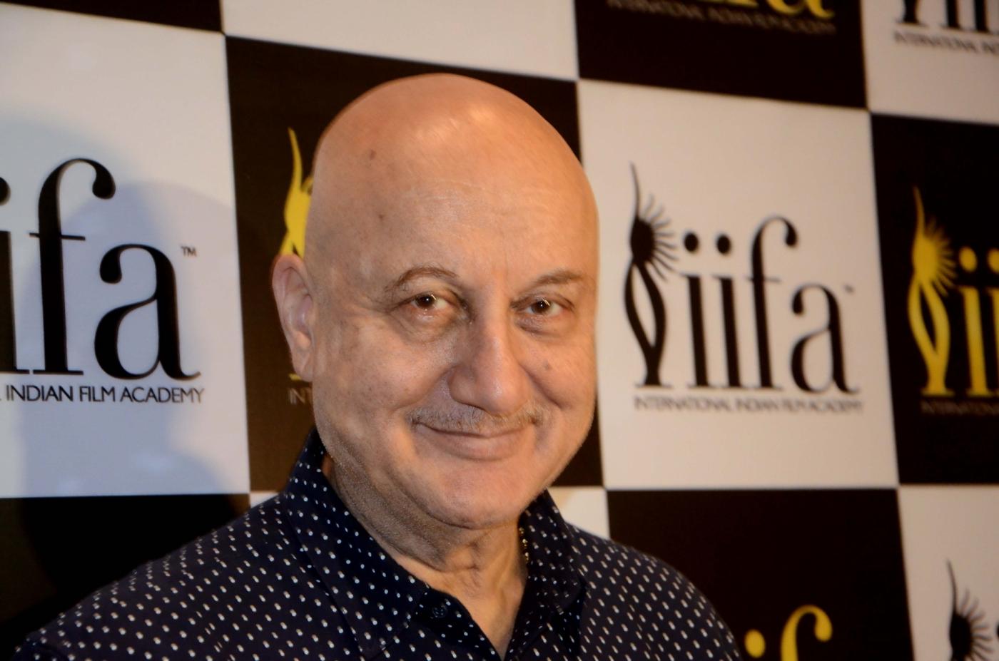 Mumbai: Actor Anupam Kher at International Indian Film Academy (IIFA) awards Voting Weekend organised by the academy, in Mumbai on April 29, 2018. (Photo: IANS) by .
