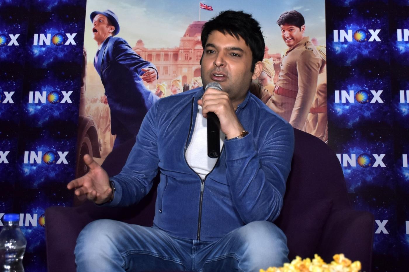 Jaipur: Actor and stand-up comedian Kapil Sharma during a press conference to promote his upcoming film "Firangi" in Jaipur on Oct 27, 2017. (Photo: Ravi Shankar Vyas/IANS) by .
