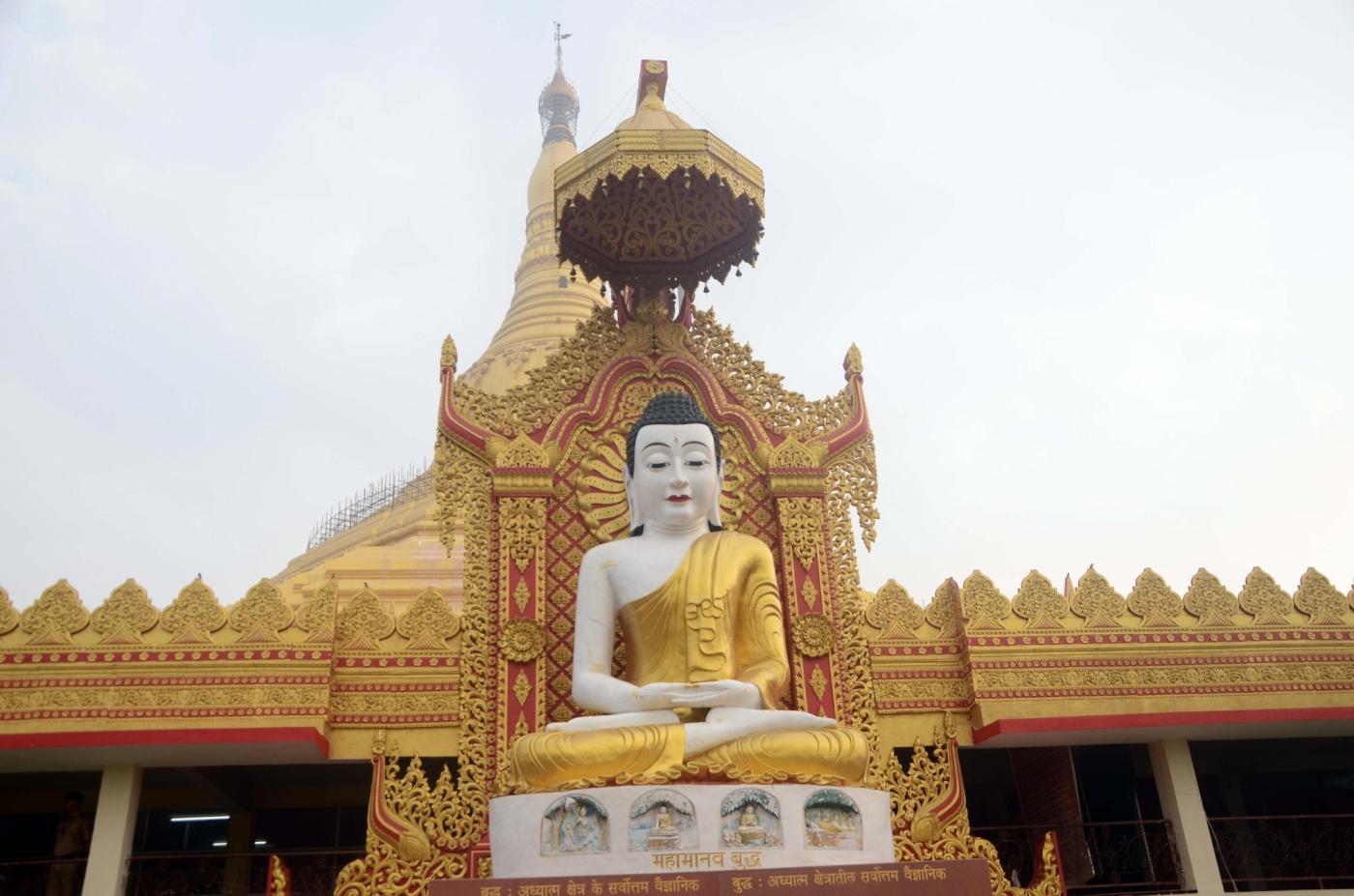 Mumbai: A view of the Buddha statue at Global Vipassana Pagoda in Mumbai on Jan 14, 2018. (Photo: IANS) by .
