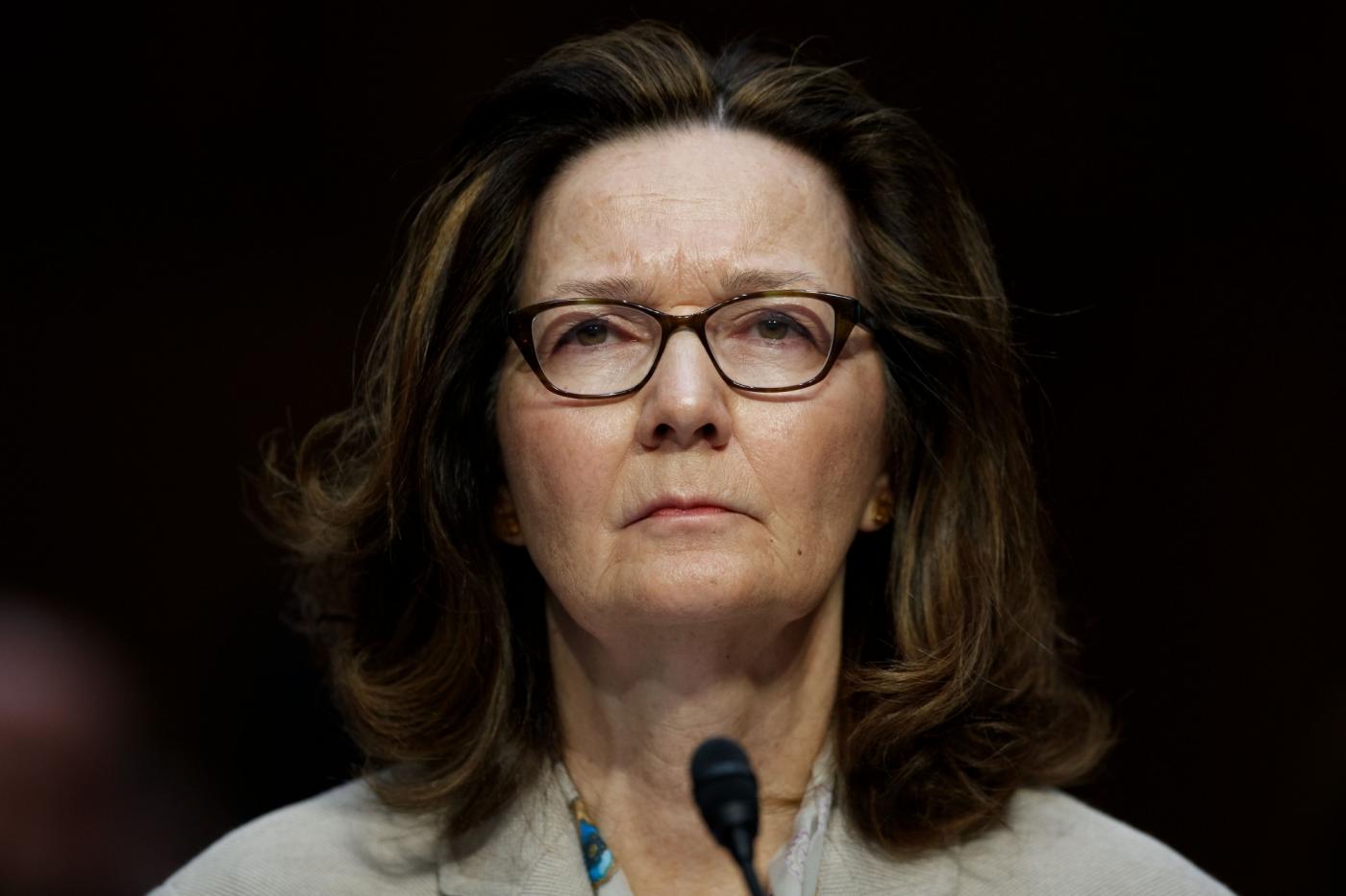 WASHINGTON, May 9, 2018 (Xinhua) -- Gina Haspel, nominee for Director of Central Intelligence Agency, testifies at her confirmation hearing before the Senate Intelligence Committee on Capitol Hill in Washington D.C., the United States, on May 9, 2018. (Xinhua/Ting Shen/IANS) by .
