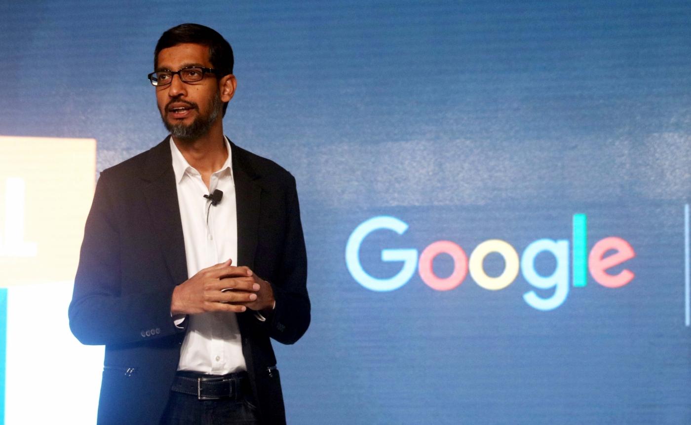 Google global CEO Sundar Pichai.(File Photo: IANS) by .