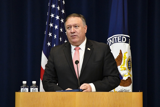 United States Secretary of State Mike Pompeo (Photo: State Dept./IANS) by .