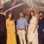 Mumbai: Actors Amitabh Bachchan, Aamir Khan, Fatima Sana Shaikh, Katrina Kaif and director Vijay Krishna Acharya at the trailer launch of their upcoming film "Thugs of Hindostan" in Mumbai on Sept 27, 2018. (Photo: IANS) by .