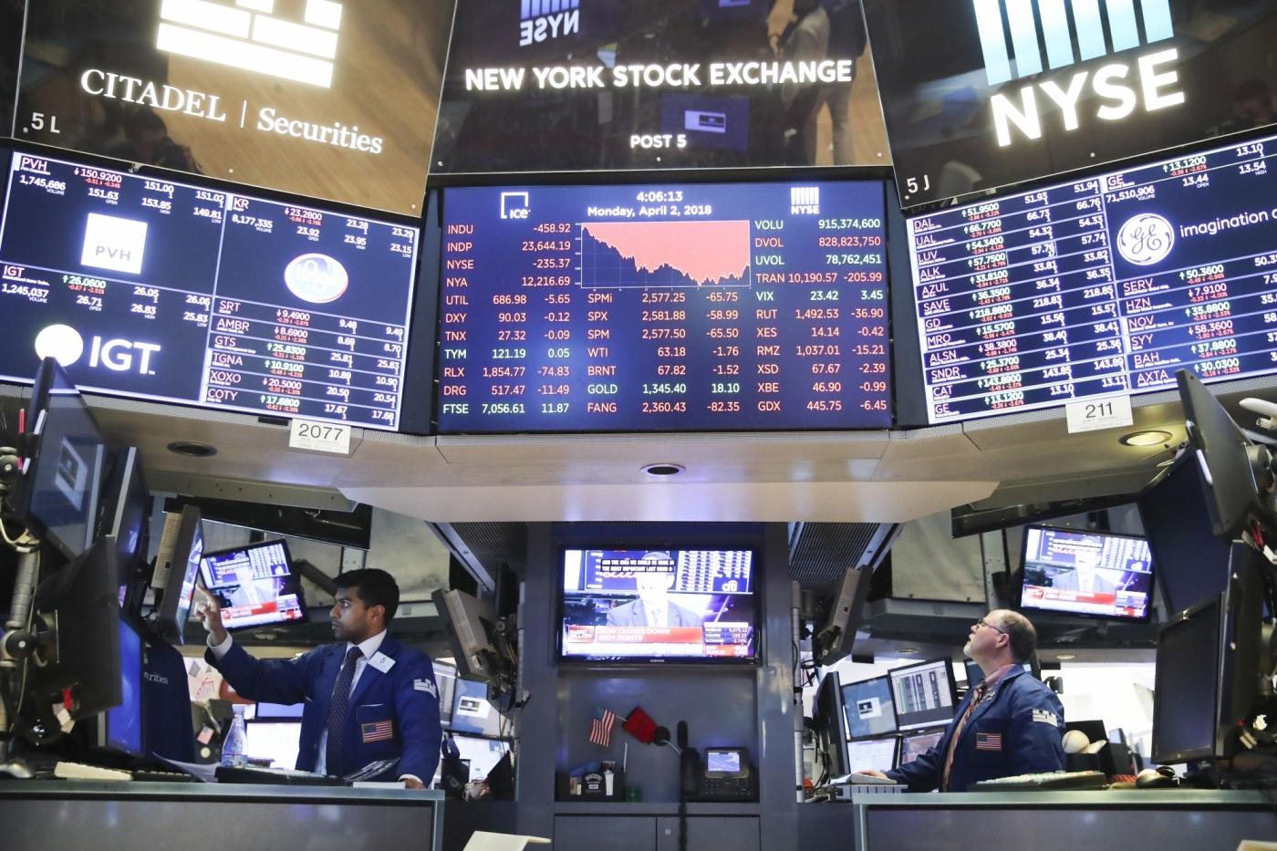 New York Stock Exchange. (File Photo: IANS) by .
