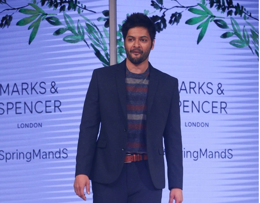 Mumbai: Actor Ali Fazal walks the ramp for fashion brand Marks & Spencer Spring Summer launch 2018 in Mumbai on Feb 8, 2018. (Photo: IANS) by .