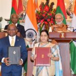 New Delhi: Prime Minister Narendra Modi and Maldives President Ibrahim Mohamed Solih witnesses the exchange of agreements between India and Maldives at Hyderabad House in New Delhi, on Dec 17, 2018. (Photo: IANS/PIB) by .
