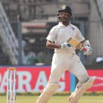 Kolkata: India's Cheteshwar Pujara on Day 5 of the first test match between India and Sri Lanka at Eden Gardens in Kolkata on Nov 20, 2017. (Photo: Surjeet Yadav/IANS) by .