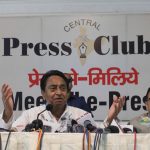 Bhopal: Congress leader Kamal Nath addresses a press conference in Bhopal on May 7, 2018. (Photo: IANS) by .