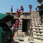 Guided by an experienced male mason, these women executed all the work right from laying the foundation to building the walls, setting the roof, and plaster and painting work. by .