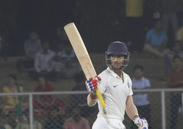 Greater Noida: India Blue Mayank Agarwal in action against India Red during the final match of Duleep Trophy at Greater Noida Sports Complex Ground in Greater Noida, Uttar Pradesh on Sept 13, 2016. (Photo: Surjeet Yadav/IANS) Greater Noida: India Blue Mayank Agarwal in action against India Red during the final match of Duleep Trophy at Greater Noida Sports Complex Ground in Greater Noida, Uttar Pradesh on Sept 13, 2016. (Photo: Surjeet Yadav/IANS) by .