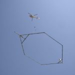 Allahabad: Aerial searches being conducted by a team of scientists from National Geophysical Research Institute (NGRI) using a device taken on lease from Denmark to trace underneath paleochannel of river Saraswati; in Allahabad on Feb 1, 2018.(Photo: IANS) by .