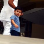 Mumbai: Taimur Ali Khan, son of actors Saif Ali Khan and Kareena Kapoor seen at Bandra in Mumbai on Nov 27, 2018. (Photo: IANS) by .