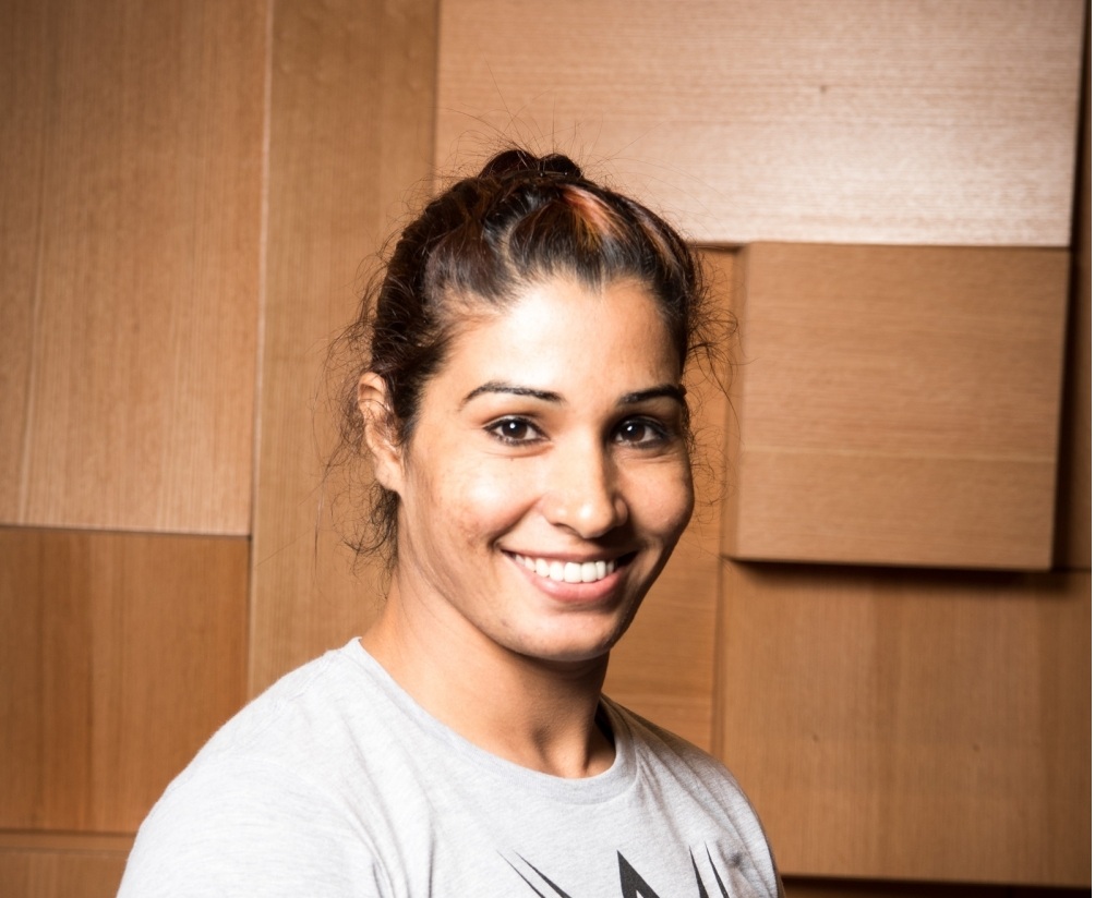 Former competitive powerlifter and South Asian Games gold medal winner Kavita Devi, who has been selected to compete in the Mae Young Classic, which is the first ever WWE tournament for women. (File Photo: IANS) by .