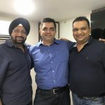 (Left to Right) - Jaspinder Kang, Partner, GoQuest Productions, writer Hussain Zaidi and Vivek Lath, MD, GoQuest Media Ventures. by .
