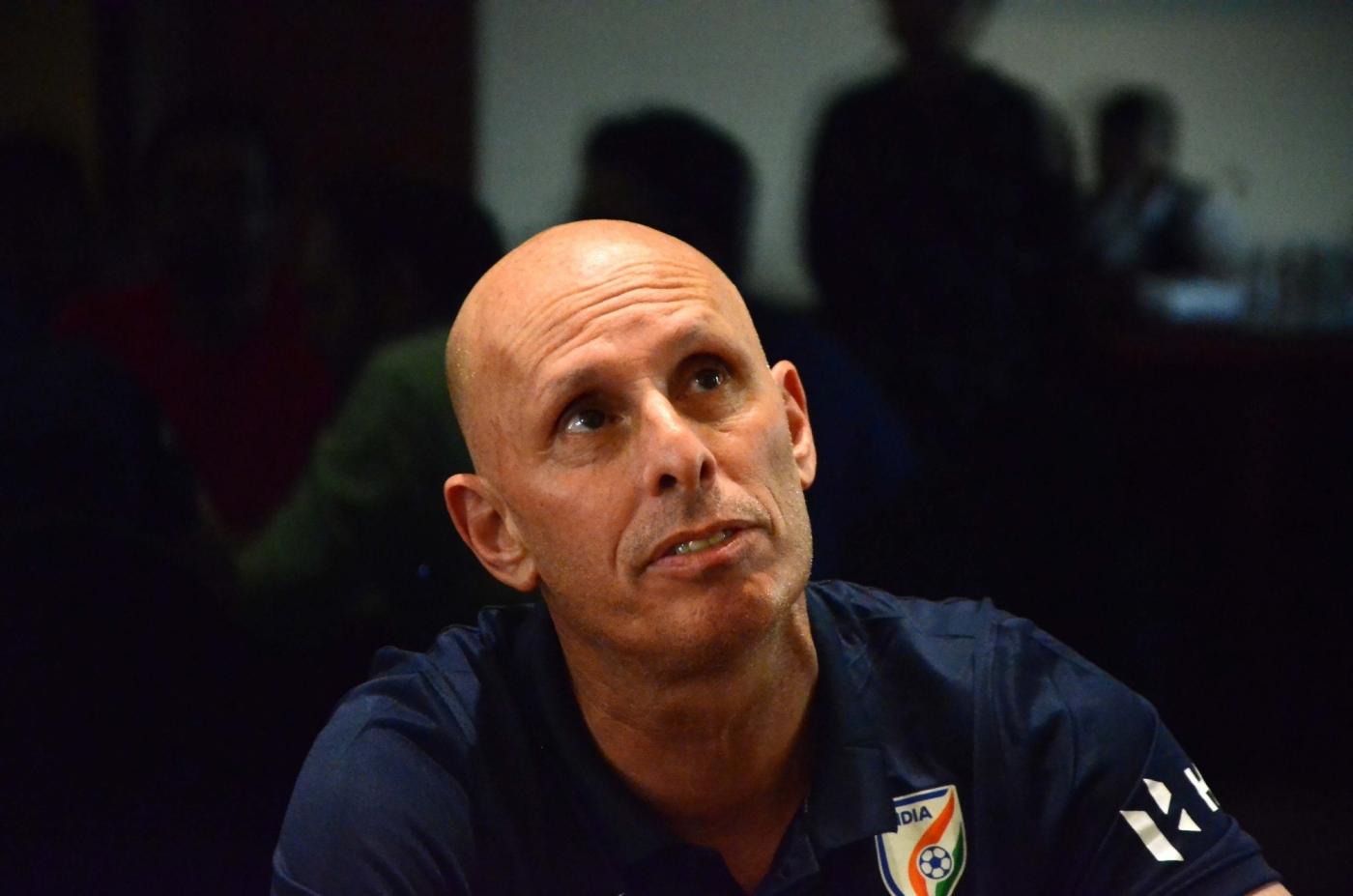 Mumbai: Indian football team coach Stephen Constantine during a press conference in Mumbai on May 19, 2018. (Photo: IANS) by .