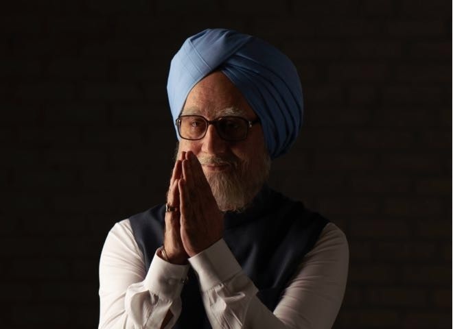 Actor Anupam Kher as former Prime Minister Manmohan Singh in "The Accidental Prime Minister". by .