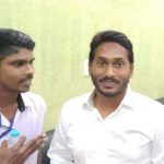 Visakhapatam: Jaripalli Srinivas (L) who attacked YSR Congress Party President Y.S. Jaganmohan Reddy with a knife, according to the police, sneaked up to him with a request to take a selfie, on Oct 25, 2018. The attacker works as a waiter at a restaurant at the airport. A commandant of the Central Industrial Security Force (CISF) overpowered the attacker, who was handed over to police. (Photo: IANS) by .