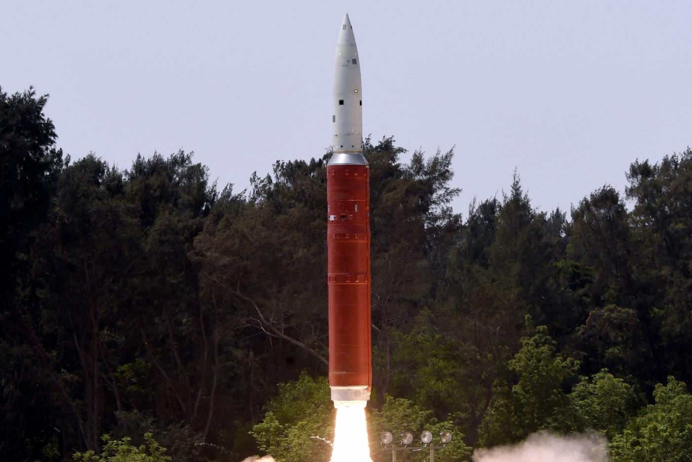 Odisha: Defence Research and Development Organisation (DRDO) successfully launched the Ballistic Missile Defence (BMD) Interceptor missile, in an Anti-Satellite (A-SAT) missile test 'Mission Shakti' engaging an Indian orbiting target satellite in Low Earth Orbit (LEO) in a 'Hit to Kill' mode from the Dr. A.P.J. Abdul Kalam Island, in Odisha on March 27, 2019. (Photo: IANS/PIB) by .