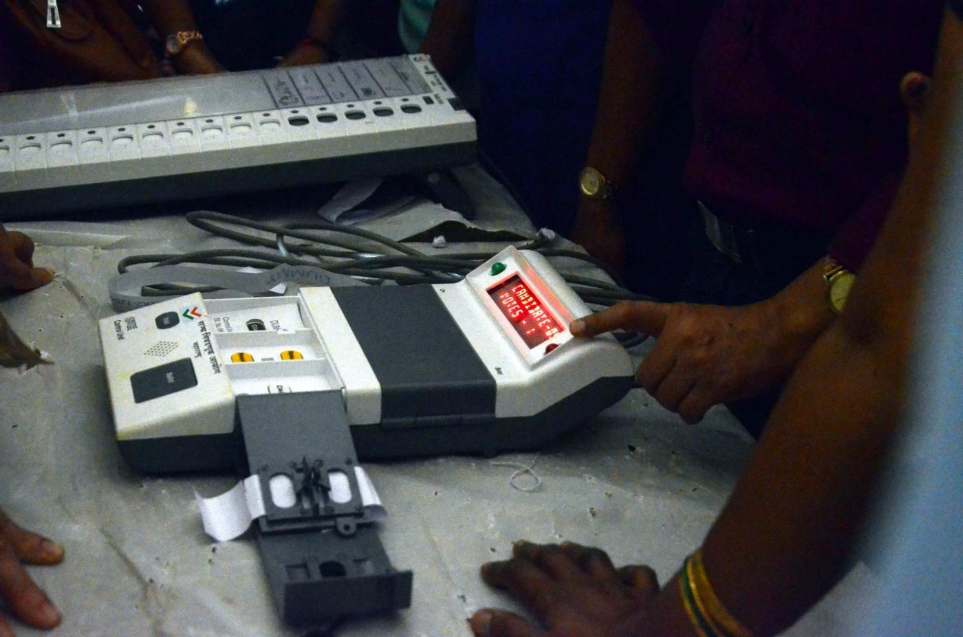 Electronic Voting Machines. (File Photo: IANS) by .
