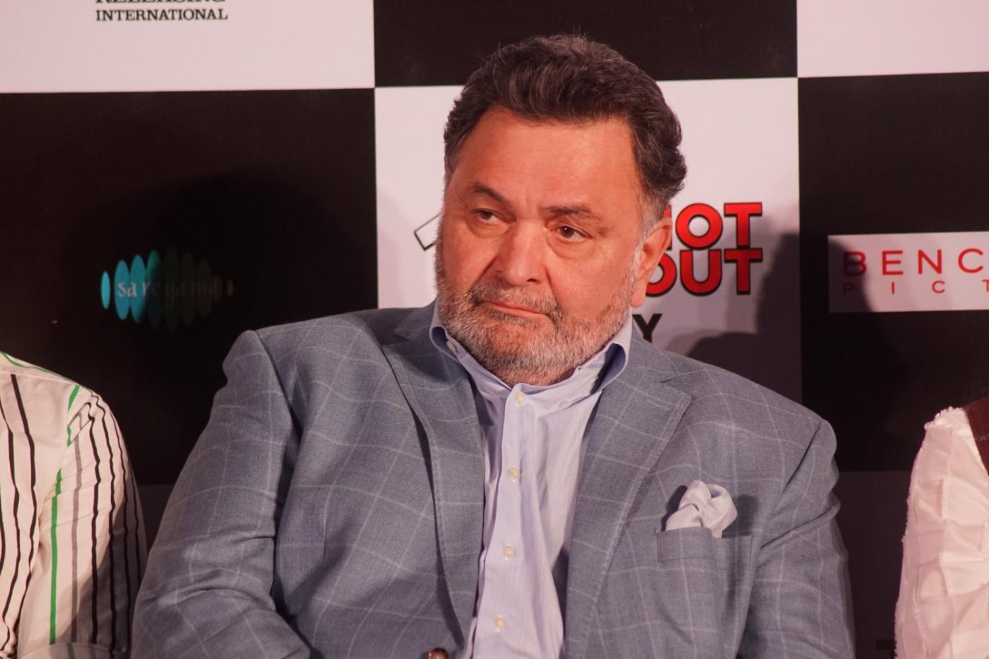 Mumbai: Actor Rishi Kapoor at the song launch of his upcoming film "102 Not Out" in Mumbai on April 19, 2018. (Photo: IANS) by .