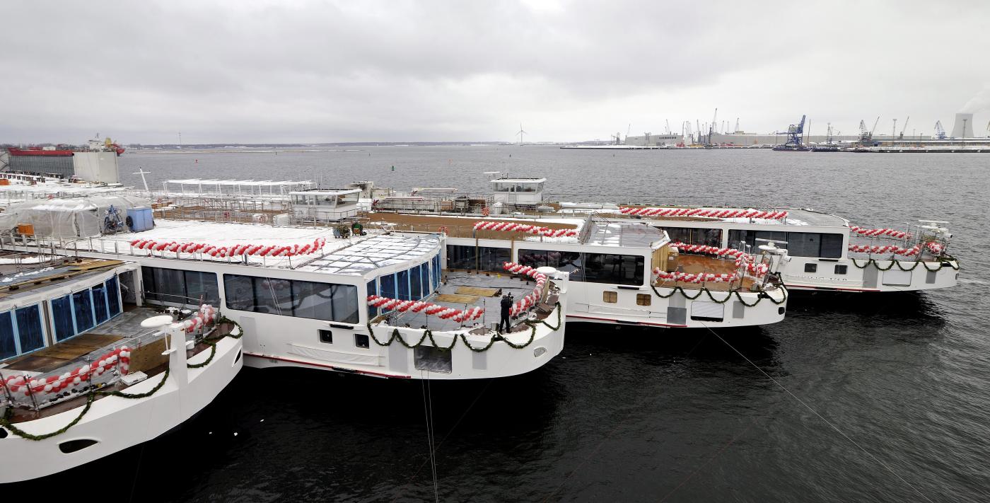 Neptun-Werft shipyard dispatches ten new river cruise ships by Thomas Haentzschel.