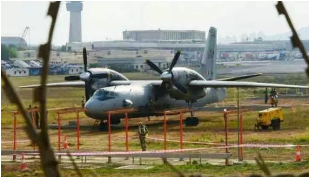 Mumbai: An IAF aircraft overshot the main runway at the Mumbai international airport, hitting flight operations for some time, on May 8, 2019. The incident occurred around 11.39 p.m. on Tuesday when the IAF plane, an Antonov AN-32, a military transport aircraft, was preparing to take off from the main runway at the Chhatrapati Shivaji Maharaj International Airport. (Photo: IANS) by .