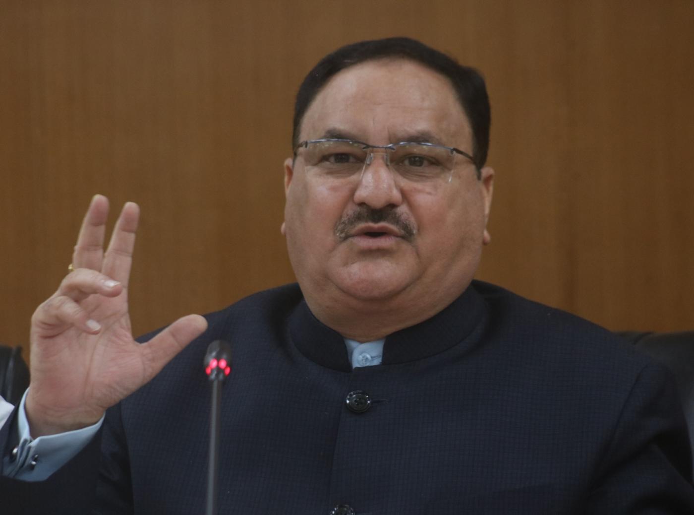 New Delhi: Union Minister for Health and Family Welfare J.P. Nadda addresses a press conference in New Delhi on Feb 2, 2018. (Photo: IANS) by .