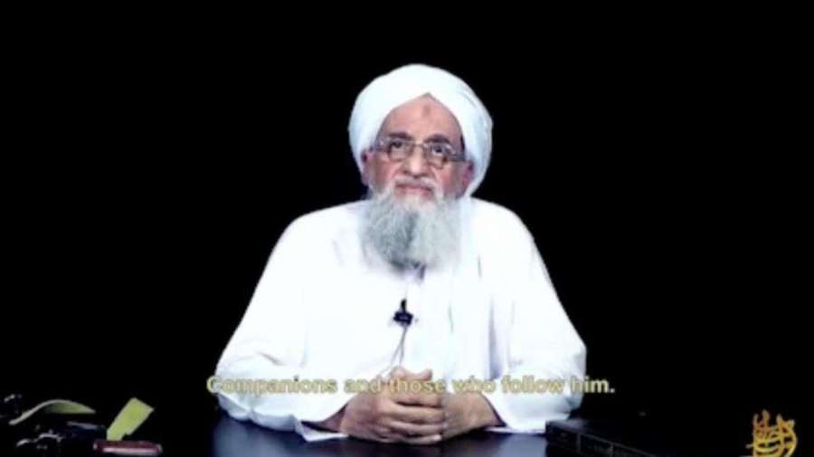 Al Qaeda chief Ayman Al-Zawahiri. by .