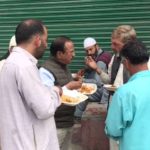 Shopian: National Security Advisor Ajit Doval spotted having lunch with local residents in Shopian, Jammu and Kashmir on Aug 7, 2019. (Photo: IANS) by .