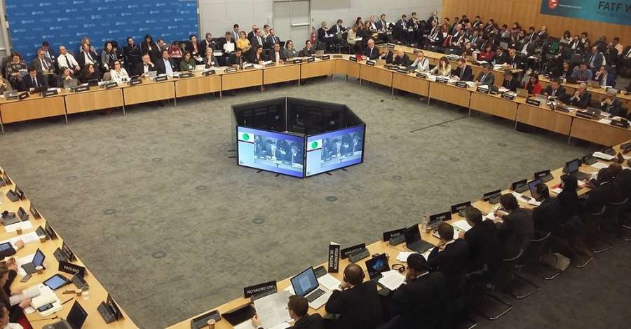 Paris: Day 1 of the Financial Action Task Force (FATF) Plenary meeting underway in Paris on Feb 21, 2018. Delegates are working through a full agenda that includes terrorist financing. (Photo: Twitter/@FATFNews) by .
