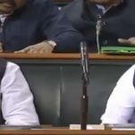New Delhi: Prime Minister Narendra Modi and Defence Minister Rajnath Singh during the presentation of the Union Budget 2020-21 by Union Finance and Corporate Affairs Minister Nirmala Sitharaman in the Parliament, in New Delhi on Feb 1, 2020. (Photo: IANS) by .