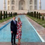 It was love in the air as Ivanka Trump, in a Proenza Schouler floral printed dress, took a stroll at the Taj Mahal with her husband Jared Kushner on Monday. by .