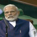 New Delhi: Prime Minister Narendra Modi during the presentation of the Union Budget 2020-21 by Union Finance and Corporate Affairs Minister Nirmala Sitharaman in the Parliament, in New Delhi on Feb 1, 2020. (Photo: IANS) by .