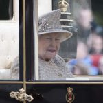 LONDON, June 8, 2019 (Xinhua) -- Britain's Queen Elizabeth II departs from Buckingham Palace during the Trooping the Colour ceremony to mark her 93rd birthday in London, Britain, on June 8, 2019. Queen Elizabeth celebrated her official 93rd birthday in London Saturday, with a family gathering on the balcony at Buckingham Palace. (Xinhua/Ray Tang/IANS/IANS/IANS) by .