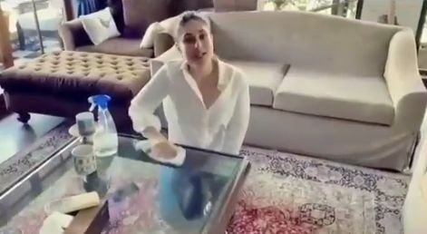 Lockdown diaries: Kareena Kapoor urges fans to disinfect homes. by .