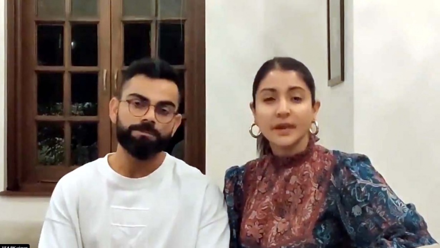 Celebrity couple Anushka Sharma and Virat Kohli on Friday urged people to stay indoors and follow all the guidelines issued by the administration during the ongoing coronavirus outbreak. by .