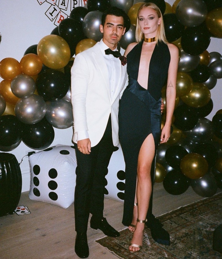 Singer Joe Jonas marked his 30th birthday with a "James Bond" themed birthday party. by .