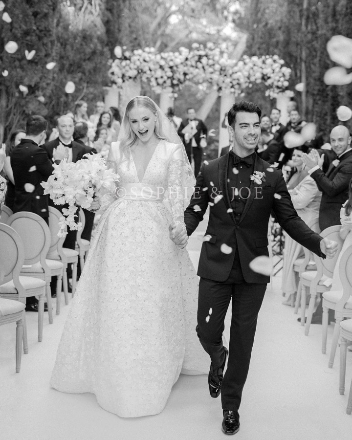 American pop singer Joe Jonas shared the first photograph from his wedding with "Game Of Thrones" star Sophie Turner. The couple exchanged wedding vows for the second time in the picturesque locales of Paris last week. But the two took to Instagram to share the first image from their wedding with their fans and followers only on Wednesday.(Photo: Instagram/joejonas) by .