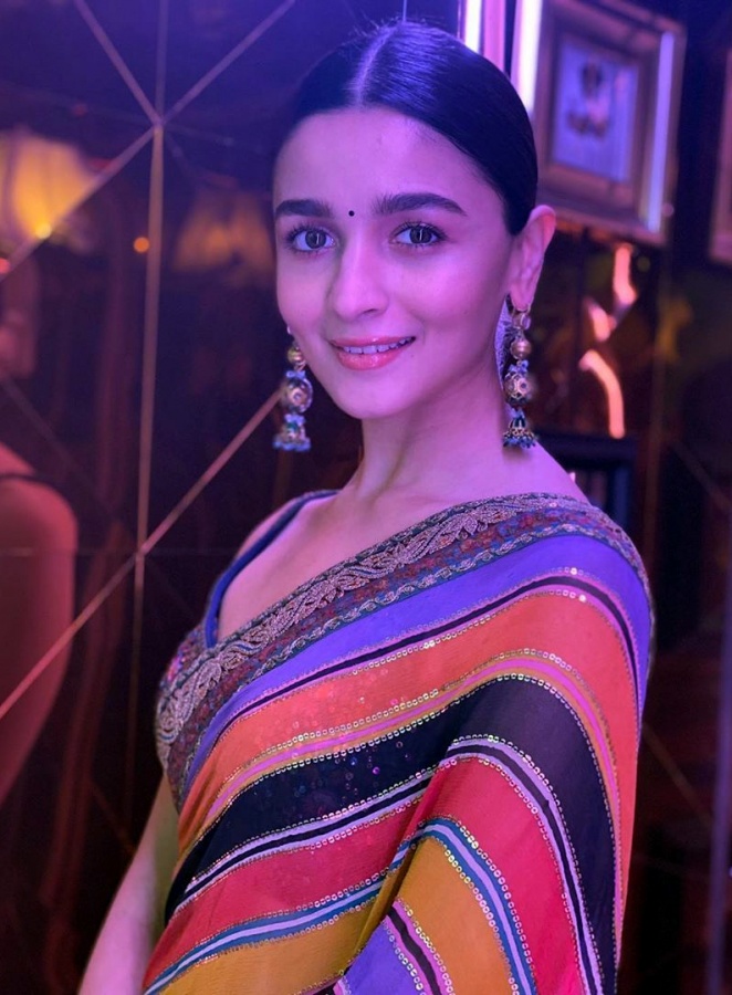 Actress Alia Bhatt, who bagged the award for Best Actor (Female) for Gully Boy at Screen Awards 2019 in Mumbai. by .