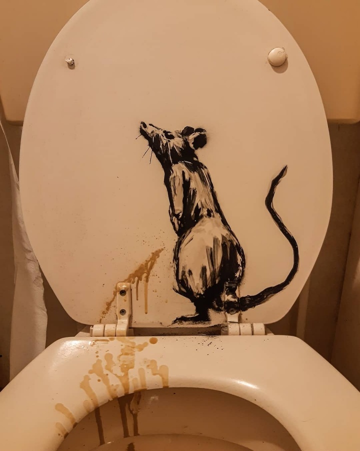 Banksy, the acclaimed anonymous British street artist, has revealed his latest artwork of a series of rats causing mayhem in his bathroom, while in lockdown amid the ongoing coronavirus pandemic, a media report said on Thursday. by .