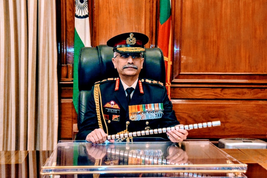 New Delhi: General Manoj Mukund Naravane takes over as the Chief of Indian Army, in New Delhi on Dec 31, 2019. (Photo: IANS/DPRO) by .