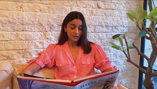 Alia Bhatt reads out from 'Harry Potter And The Philosopher's Stone'. by .