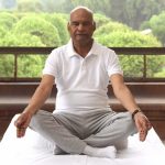 New Delhi: President Ram Nath Kovind practices yoga asanas - postures - on the occasion of 6th International Yoga Day in New Delhi on June 21, 2020. (Photo: IANS/RB) by .