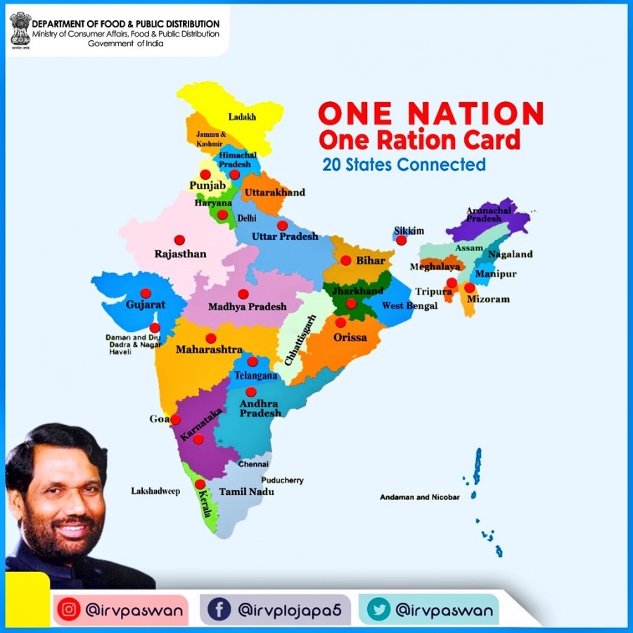 One nation one ration card. by .