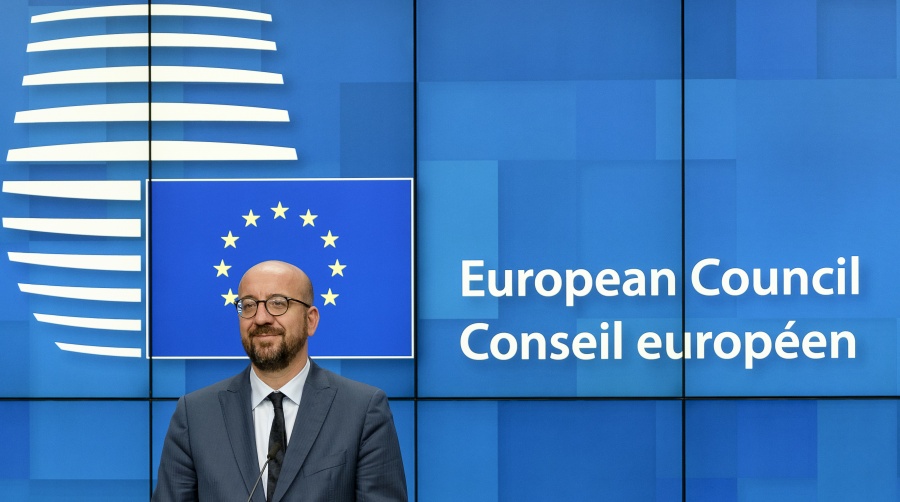 BRUSSELS, July 2, 2019 (Xinhua) -- Belgian Prime Minister and president-elect of the European Council Charles Michel attends a press conference after the special summit of the European Council in Brussels, Belgium, on July 2, 2019. The European Union leaders on Tuesday agreed on the future leadership of the EU institutions, proposing Ursula von der Leyen, the female German Defense Minister, to be the next European Commission President. Charles Michel, the Prime Minister of Belgium, was elected to be the next President of the European Council. Christine Lagarde, the managing director of the International Monetary Fund, was nominated to be President of the European Central Bank. Josep Borrell Fontelles, the Foreign Minister of Spain, was nominated to be the EU's foreign policy chief. Except Michel, other candidates would have to go through formalities to get on the job. (Photo by Thierry Monasse/Xinhua/IANS) by .